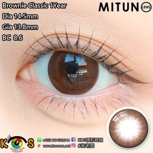Mitunolens Brownie Classic ブラウニークラシック 1年用 14.5mm